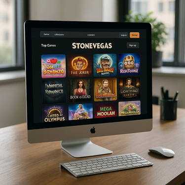Stonevegas - Desktop Platform Design - Casino Interface